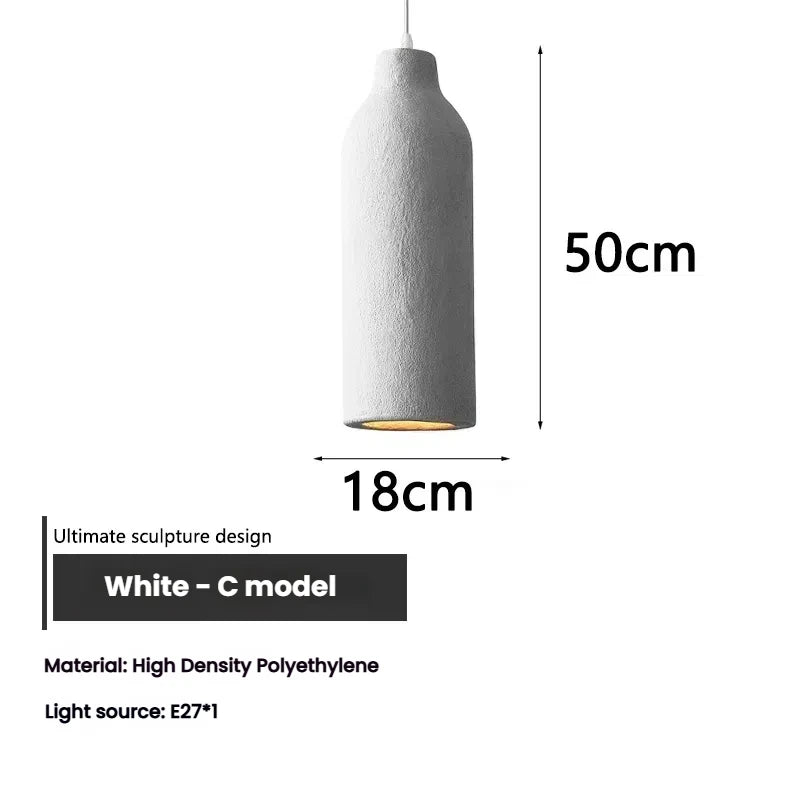 Halo Sabié | Lampada a sospensione LED di design in stile Wabi-Sabi per soggiorno e zona pranzo