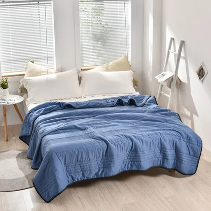 BrisaLyn Lite | Couverture pondérée estivale avec effet rafraîchissant pour nuits chaudes