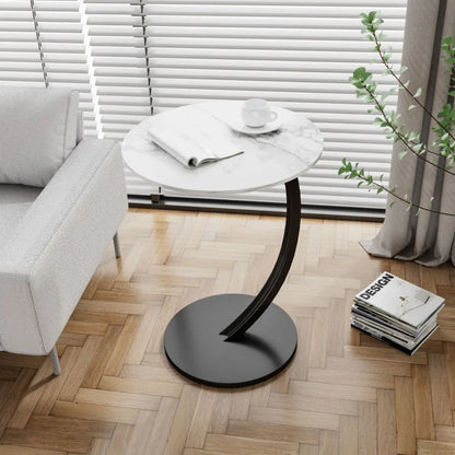 Avelyne Cirka | Table d’appoint ronde renforcée pour le salon et la chambre