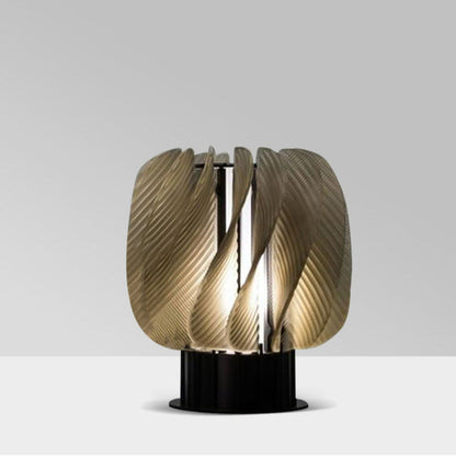 Lampada da tavolo LED moderna ed elegante dal design minimalista in alluminio