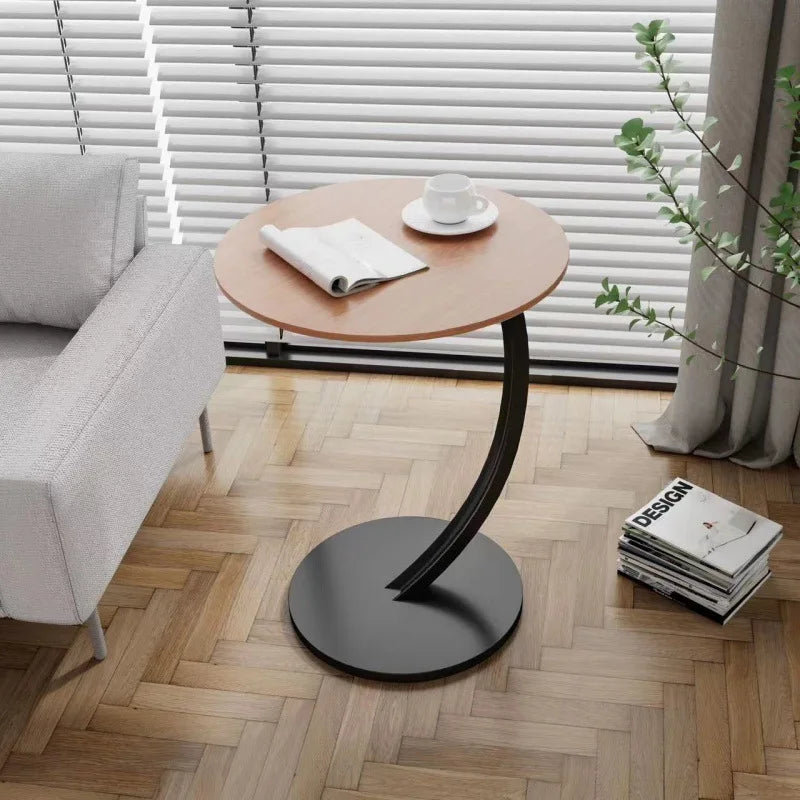 Avelyne Cirka | Table d’appoint ronde renforcée pour le salon et la chambre