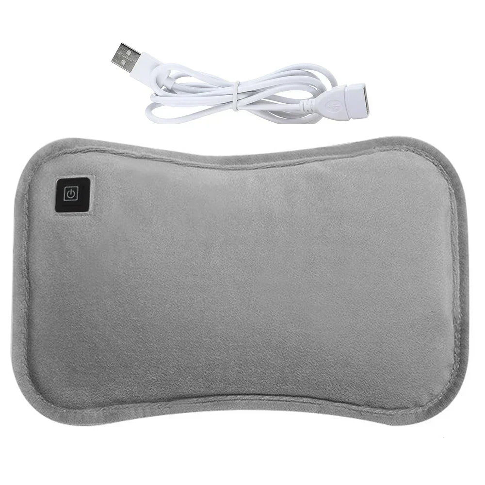 Celuna | USB plush fleece heating pad, 30 × 20 cm with heat settings