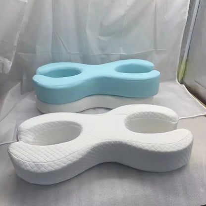 Dermaluna – Coussin pour dormeurs latéraux pour prévenir les rides & confort du visage | Coussin beauté ergonomique