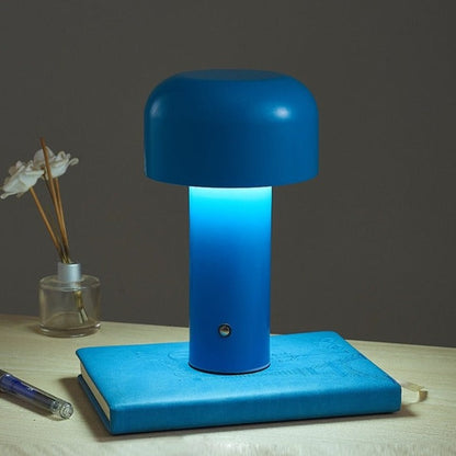 LumoFungo Classico | Lampada da tavolo retrò senza fili dal design italiano a forma di fungo