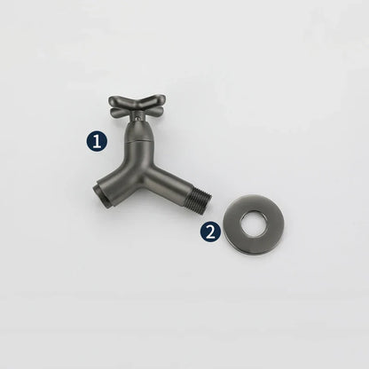 Wandarmatur aus Messing – moderner Kaltwasserhahn für Bad oder Küche