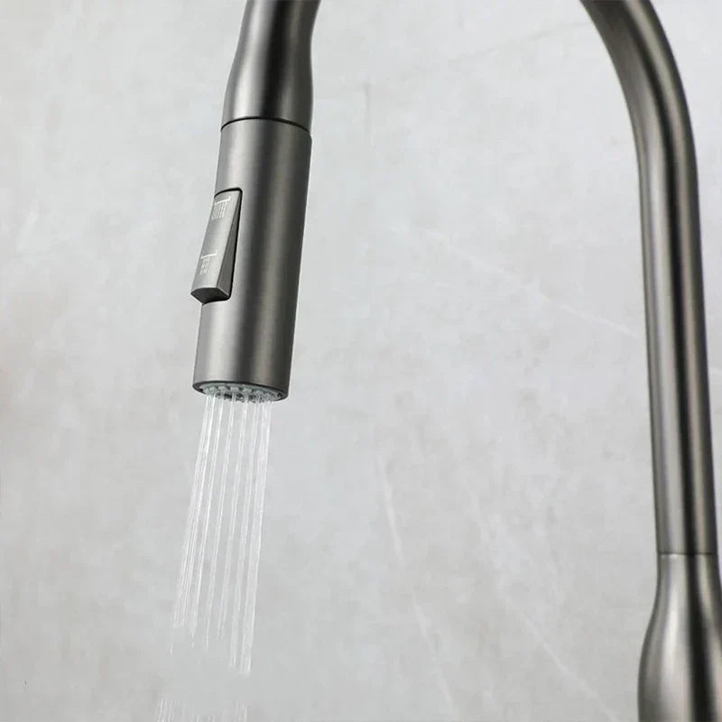 Aqualis – Moderner Ausziehbarer Küchenhahn mit Einziehbarer Handbrause