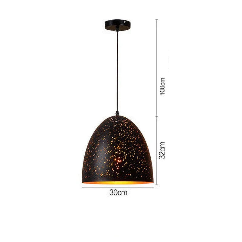 Noctyra | Lampada a sospensione vintage in ferro stile loft scandinavo