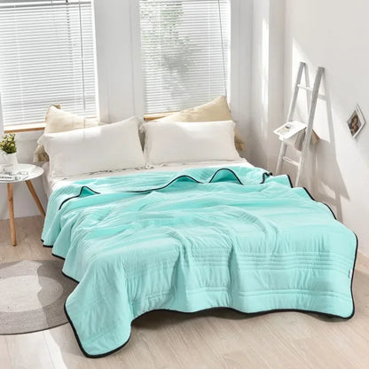 BrisaLyn Lite | Couverture pondérée estivale avec effet rafraîchissant pour nuits chaudes