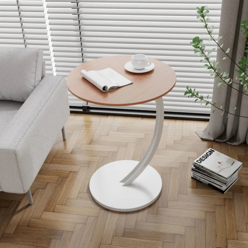 Avelyne Cirka | Table d’appoint ronde renforcée pour le salon et la chambre