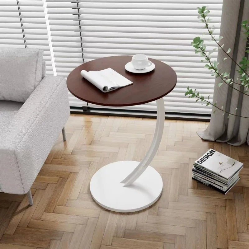 Avelyne Cirka | Table d’appoint ronde renforcée pour le salon et la chambre