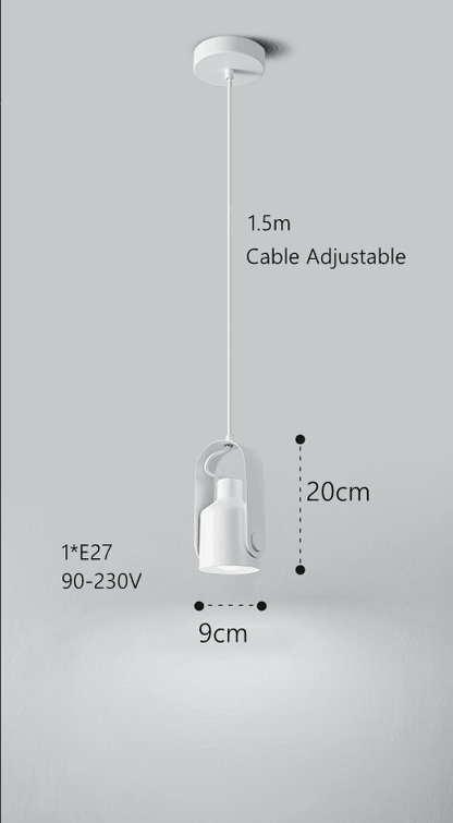 Nordevia | Lampada a sospensione in legno e metallo dal design nordico