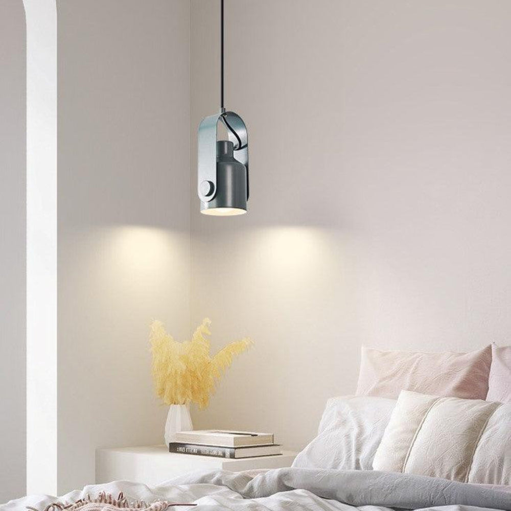 Nordevia | Lampada a sospensione in legno e metallo dal design nordico