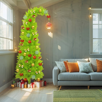 Tannira | Weihnachtsbaum künstlich und schmal mit stabilem Standfuß