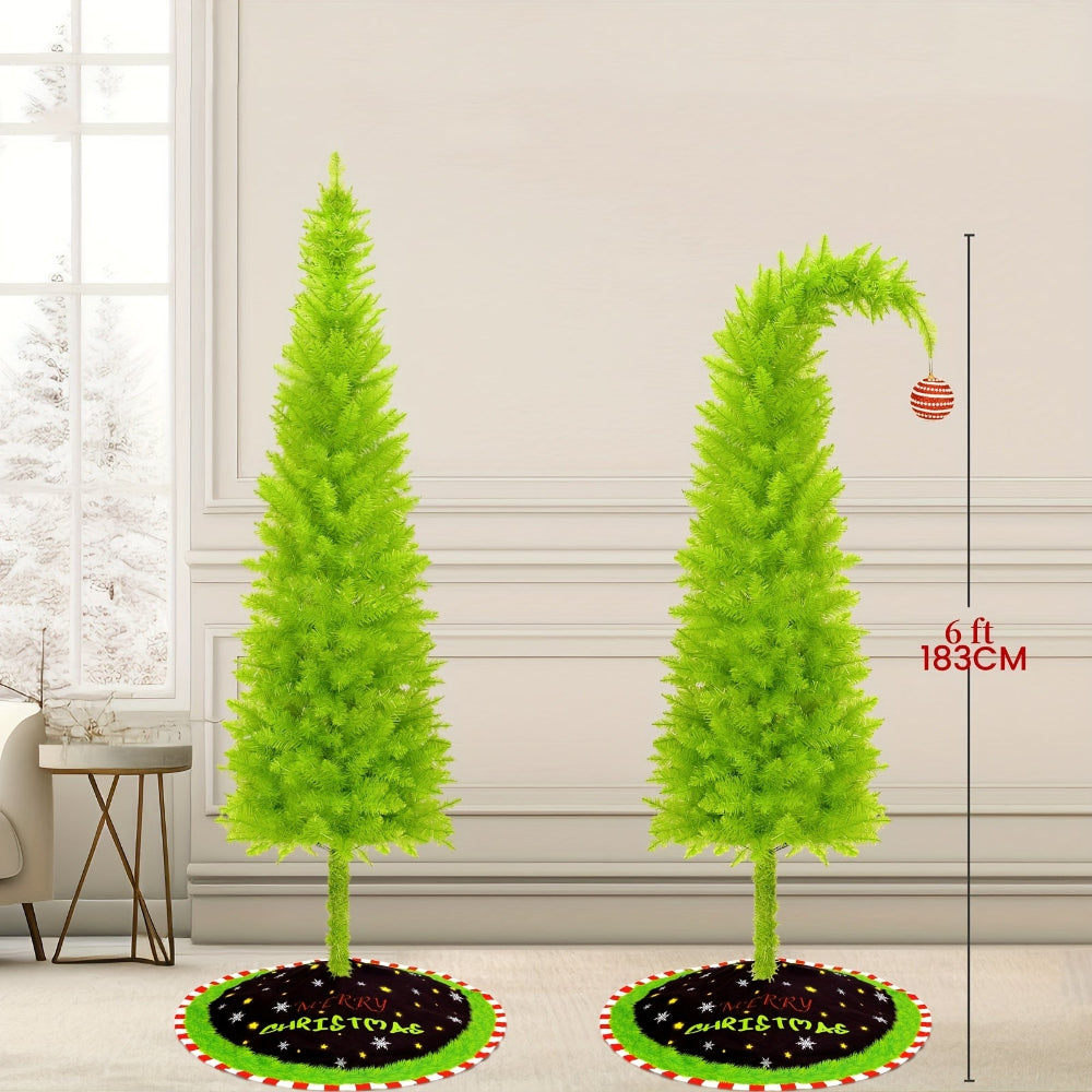 Tannira | Weihnachtsbaum künstlich und schmal mit stabilem Standfuß