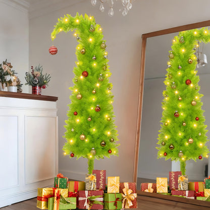 Tannira | Weihnachtsbaum künstlich und schmal mit stabilem Standfuß