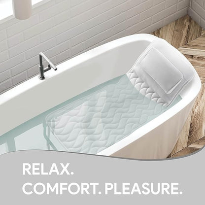 RELAXURA poduszka do wanny | ergonomiczna i oddychająca | komfort całego ciała