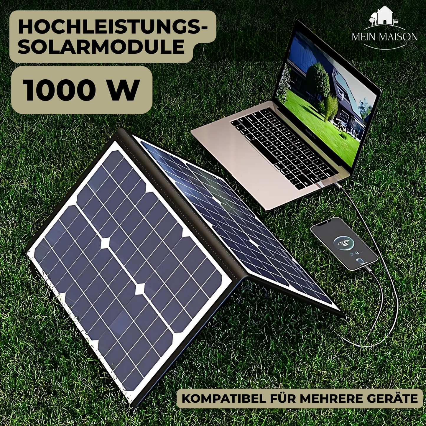 SolaraX | Faltbares Solarpanel für Camping und Outdoor Abenteuer 1
