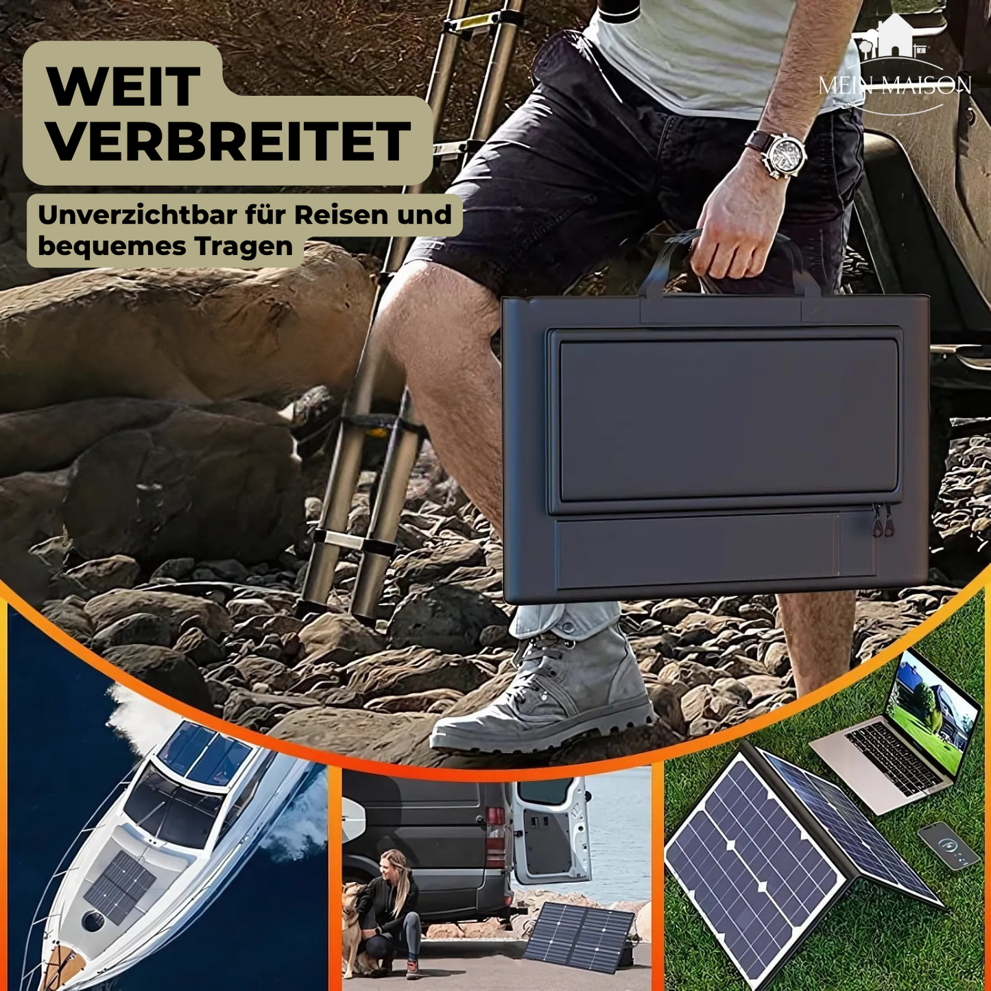 SolaraX | Faltbares Solarpanel für Camping und Outdoor Abenteuer 2