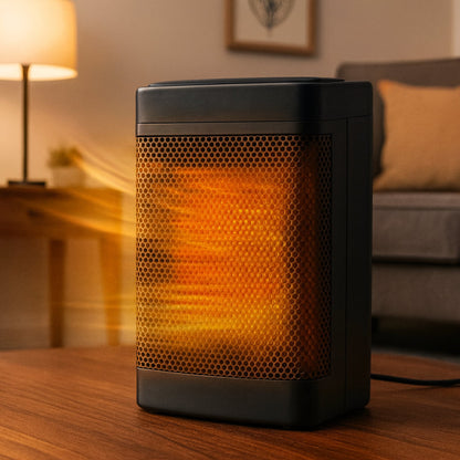 Oscalda | Termoventilatore da 1500 W con termostato, timer da 12 h e oscillazione