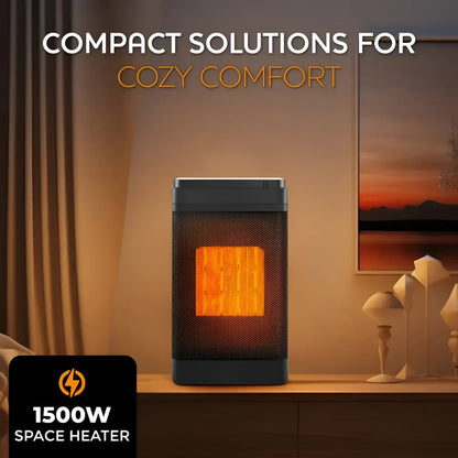 Oscalda | Termoventilatore da 1500 W con termostato, timer da 12 h e oscillazione