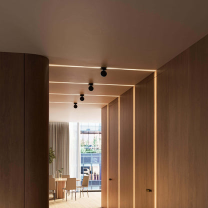 LuxeBeam | LED Wandleuchte innen mit 360° drehbarem Lichtelement