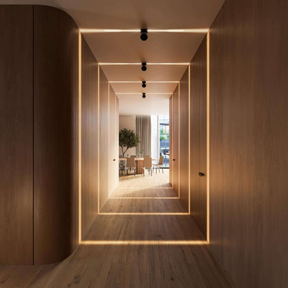 LuxeBeam | LED Wandleuchte innen mit 360° drehbarem Lichtelement