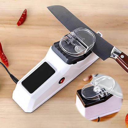 Afilador eléctrico de cuchillos con 3 niveles y batería recargable por USB