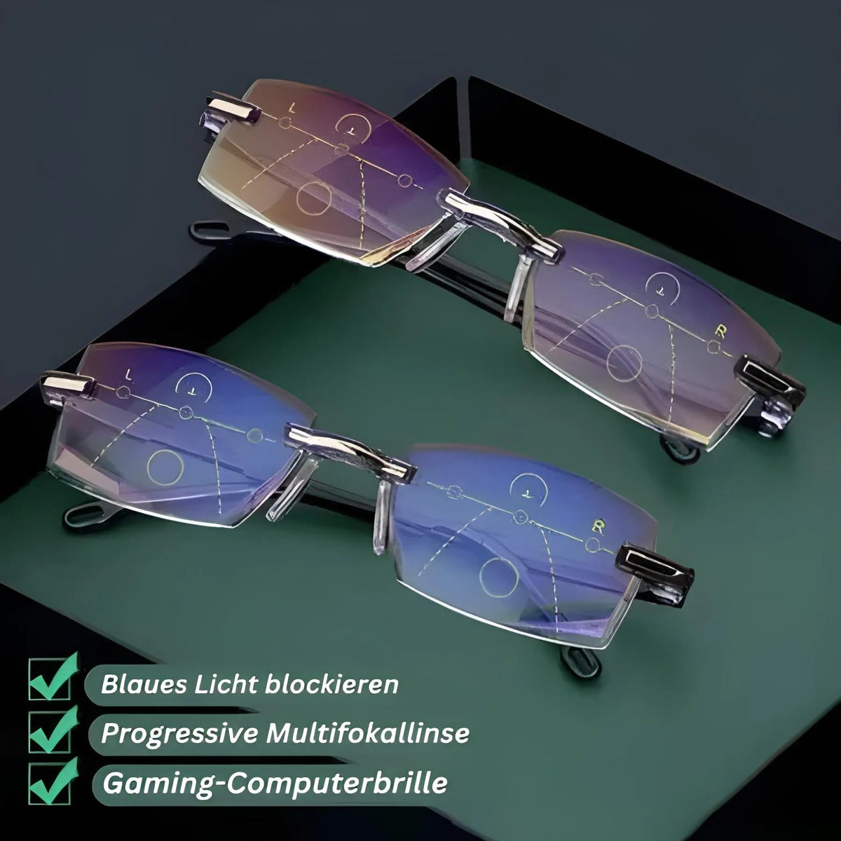 Visalo | Gafas progresivas con filtro de luz azul y protección UV400