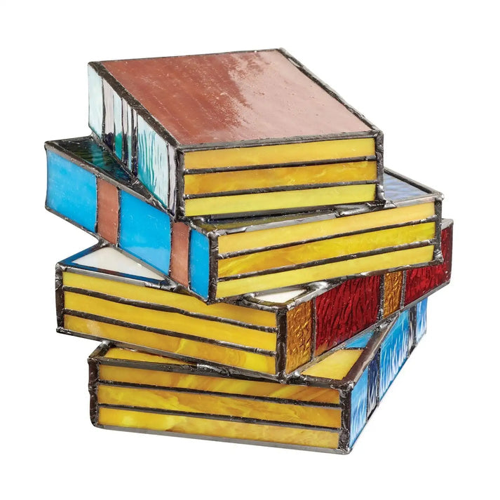 Scriptoria Lumis | Lampada da libro Tiffany in vetro con attacco E27