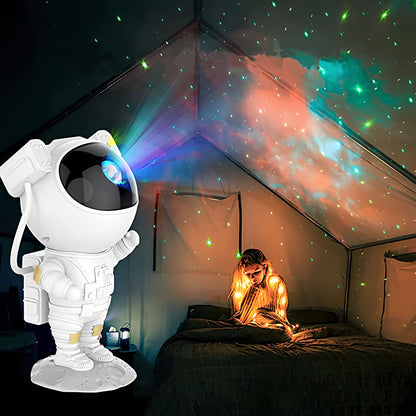 Astrelo | Sternenhimmel Projektor mit 360° drehbarem Kopf, RGB-LED und Fernbedienung