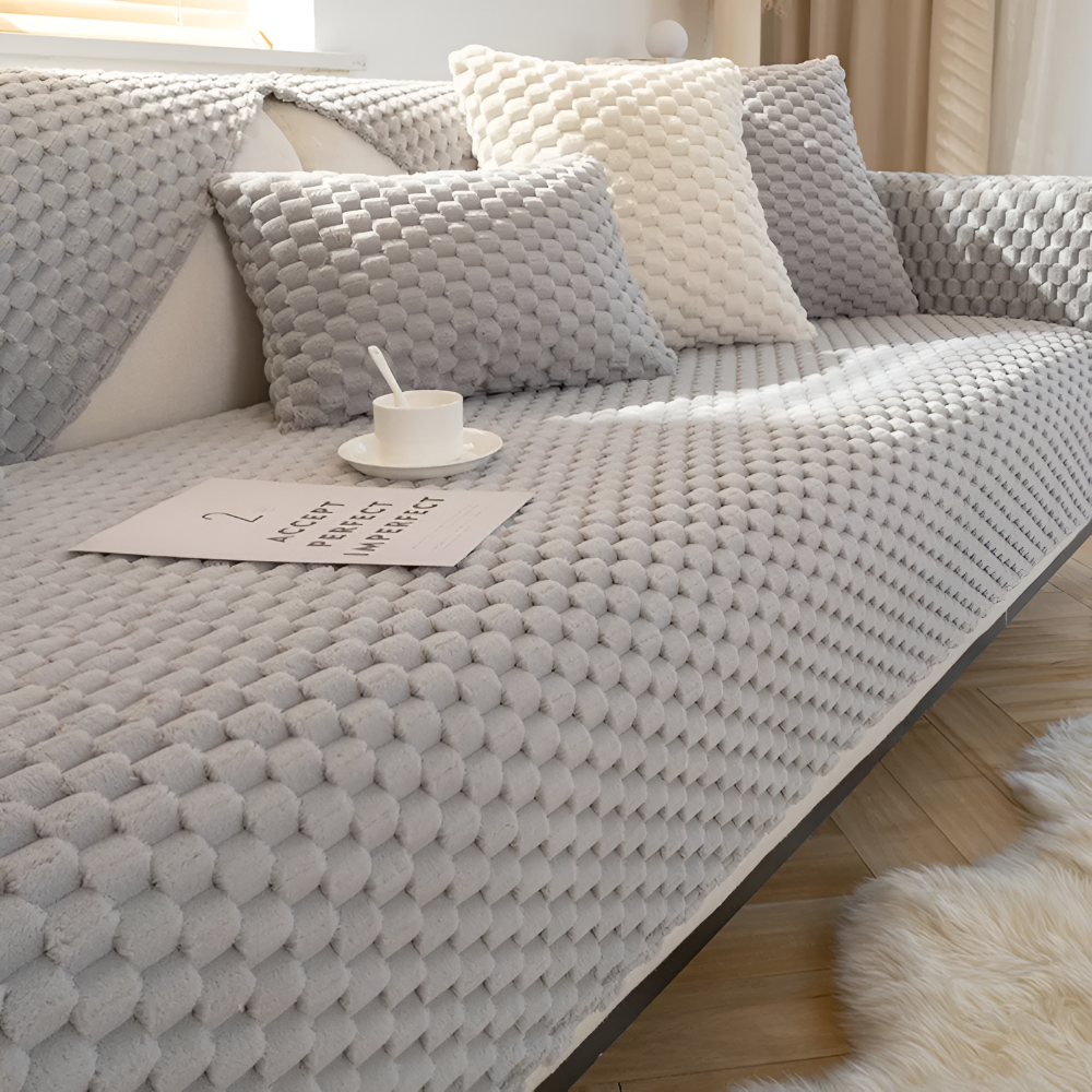 Velura | Copertura per divano antiscivolo premium con stile e sicurezza.