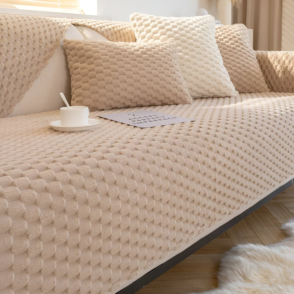 Velura | Copertura per divano antiscivolo premium con stile e sicurezza.