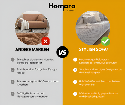 Velura | Copertura per divano antiscivolo premium con stile e sicurezza.