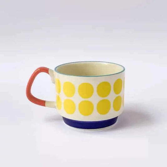 Brenvika | Tazza da caffè in ceramica stile retrò, disponibile in 8 design