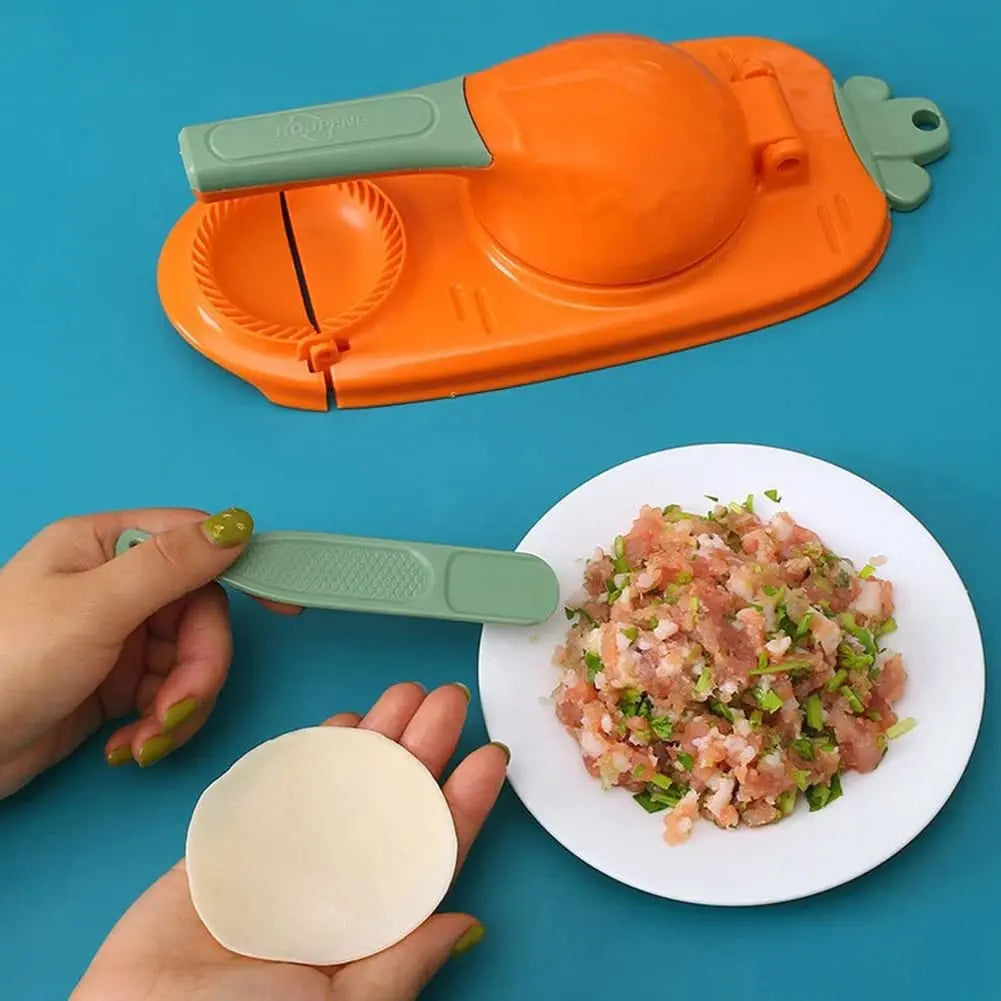 Teigolo | Stampino 2-in-1 per ravioli, per ritagliare e piegare, lavabile in lavastoviglie