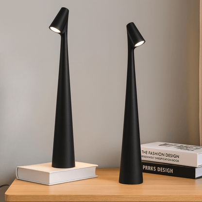 Kandiro | Kabellose LED Tischlampe, stufenlos dimmbar mit USB-C Akku