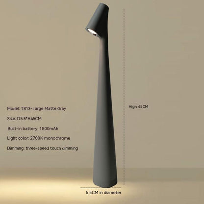 Kandiro | Kabellose LED Tischlampe, stufenlos dimmbar mit USB-C Akku