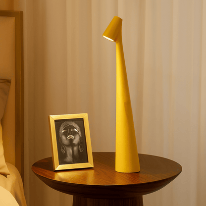 Kandiro | Kabellose LED Tischlampe, stufenlos dimmbar mit USB-C Akku
