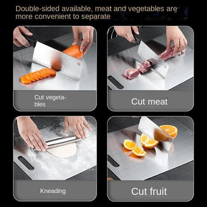 TitanClean | Edelstahl-Schneidebrett für stilvolles Kochen 2