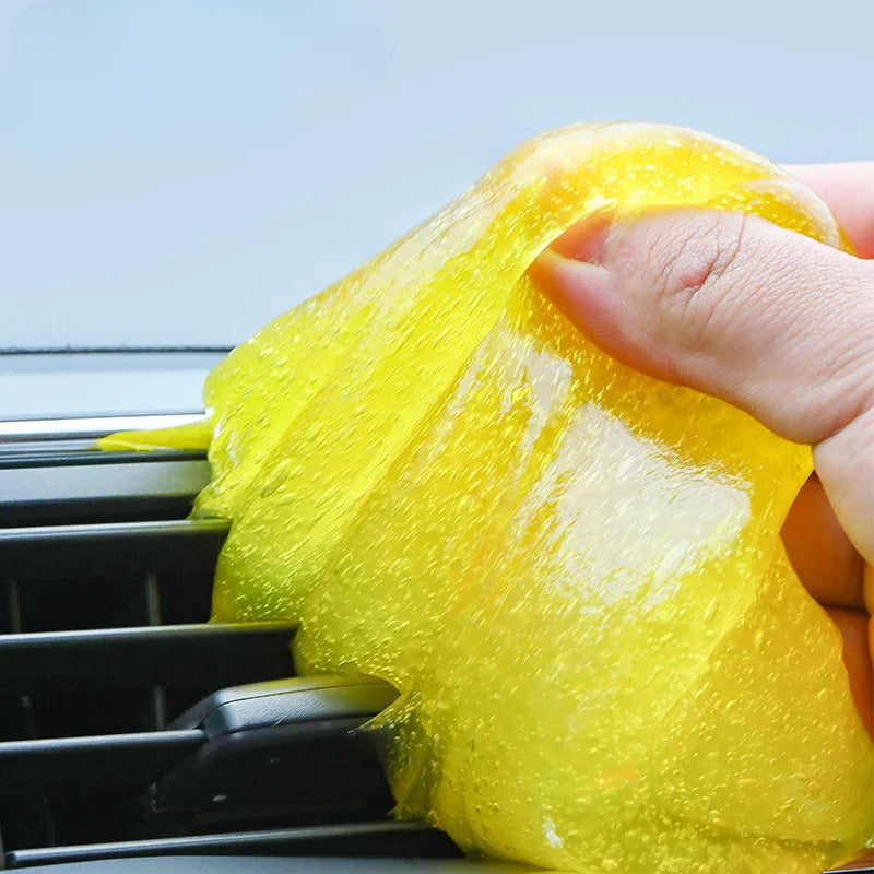 Gelvora | Gel limpiador para teclado, coche y rejillas de ventilación, 2 x 160 g