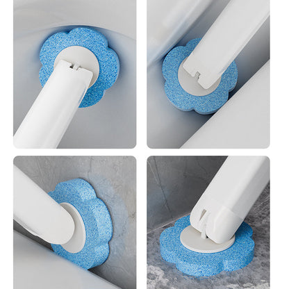 Frischo | Escobilla de WC desechable con soporte y 18 cabezales