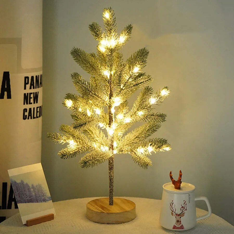 Liora Fir | Alberello decorativo LED con luce bianco caldo