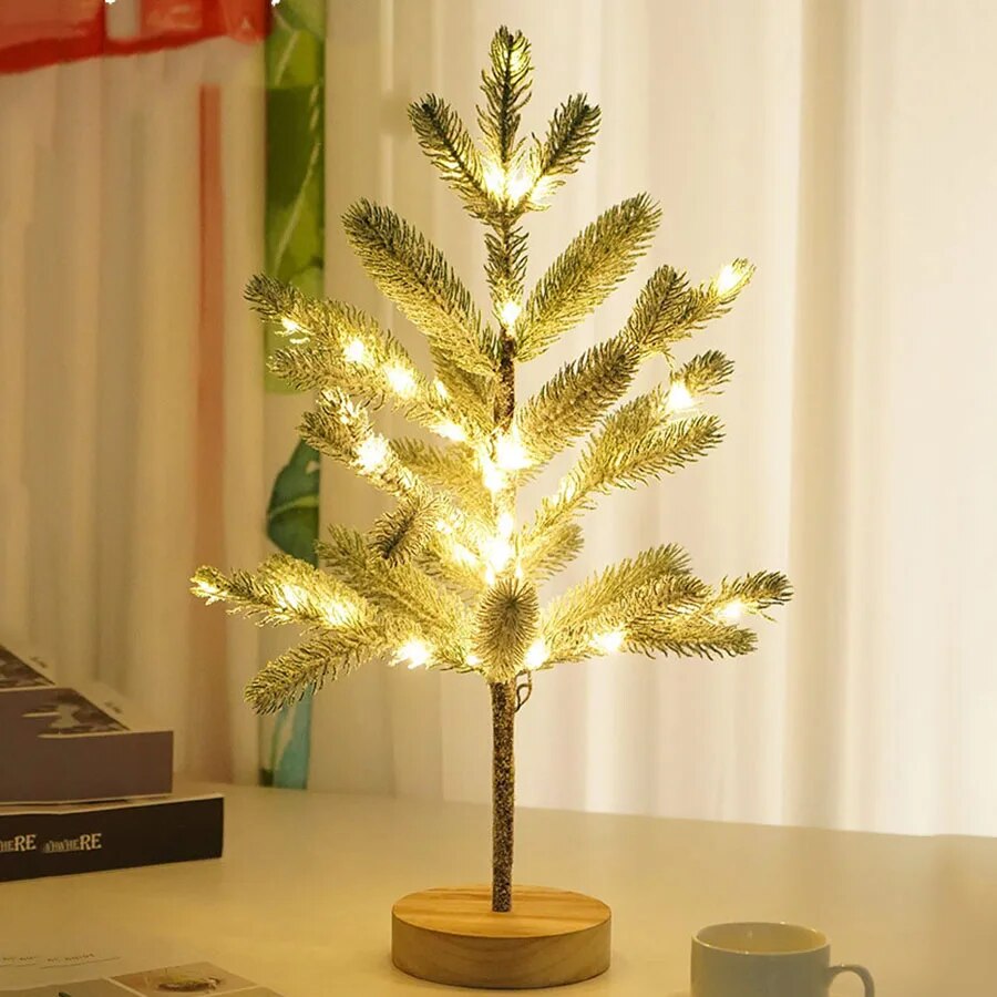 Liora Fir | Alberello decorativo LED con luce bianco caldo