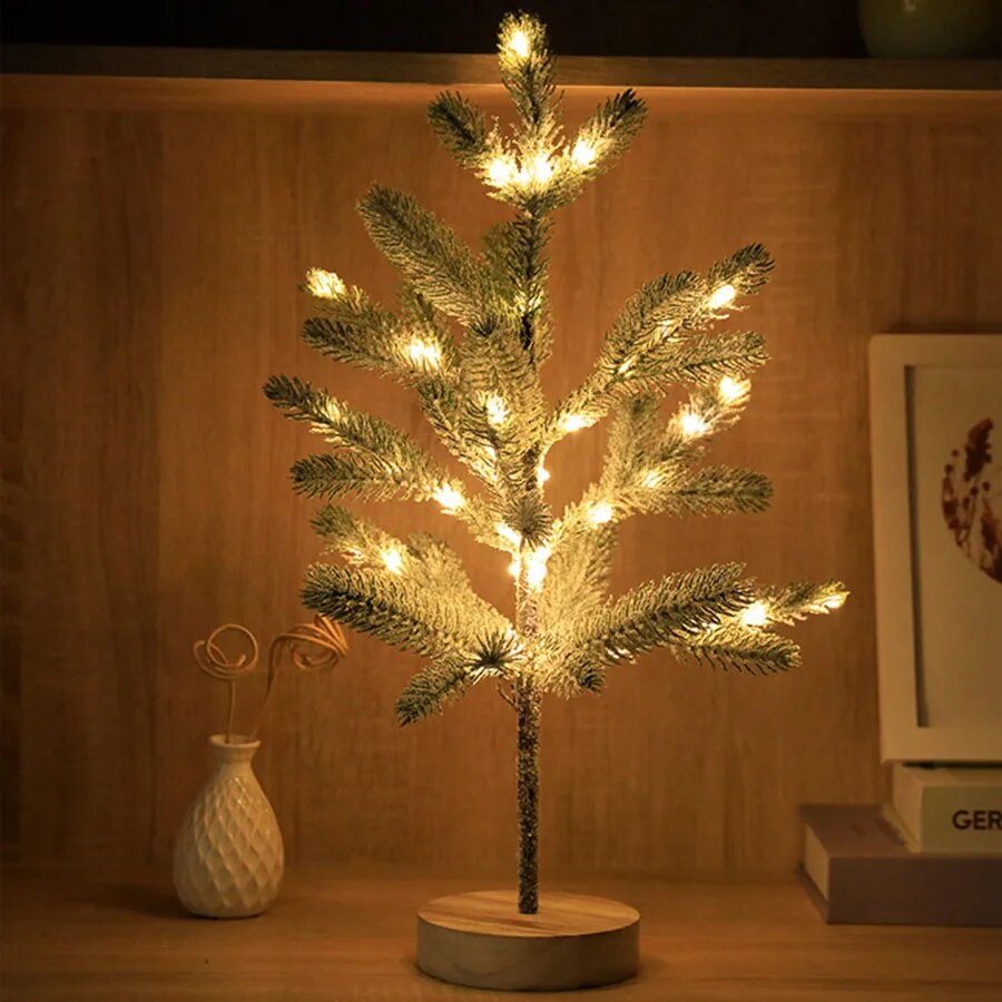 Liora Fir | Alberello decorativo LED con luce bianco caldo
