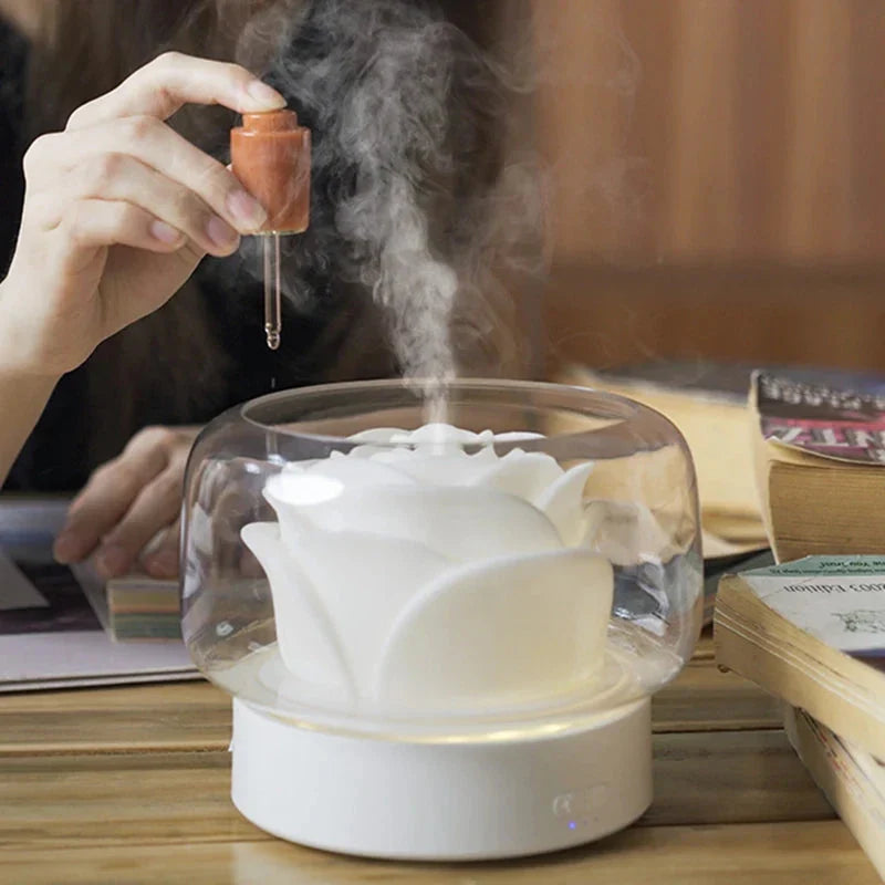 Nuala Mist | ultrasonic aroma diffuser with LED light and essential oil function
