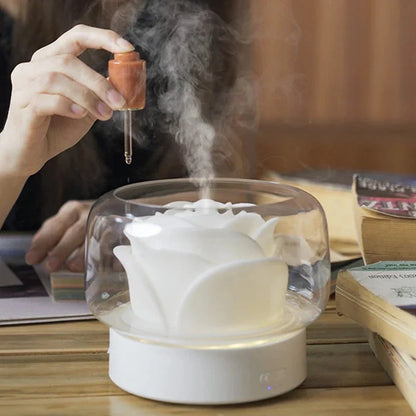 Nuala Mist | ultrasonic aroma diffuser with LED light and essential oil function