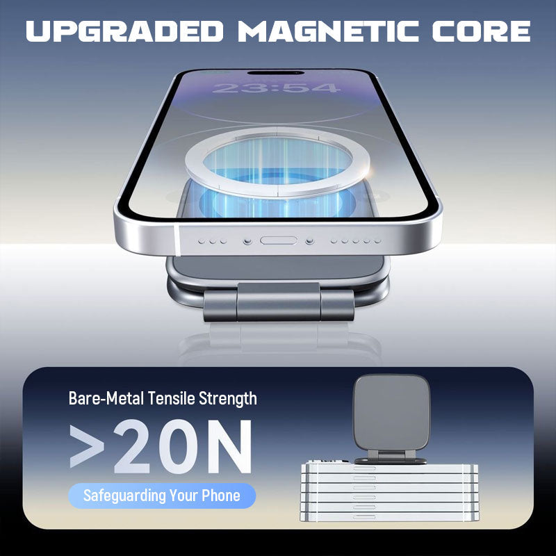 Magnava | Magnetic Car Phone Holder, Ultra-Slim and Foldable