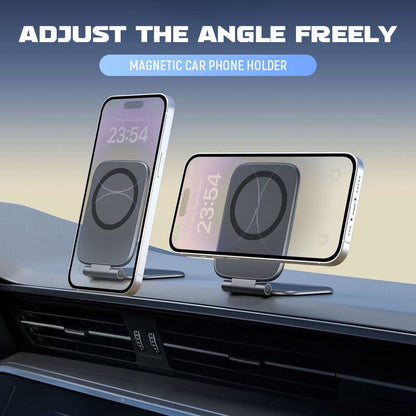 Magnava | Magnetic Car Phone Holder, Ultra-Slim and Foldable