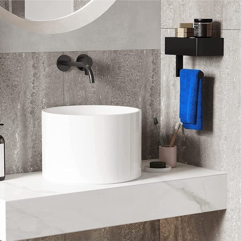 StahlDeluxe WC-papírtartó | Rozsdamentes acél és vízálló | Multifunkciós tárolórekesszel