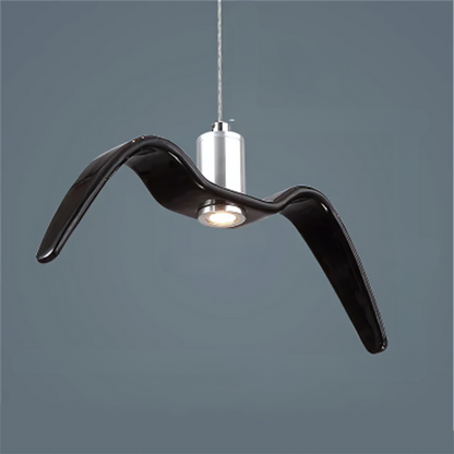 Lorenae – Wing-Shaped Modern LED Pendant Light Made of Acrylic & Metal